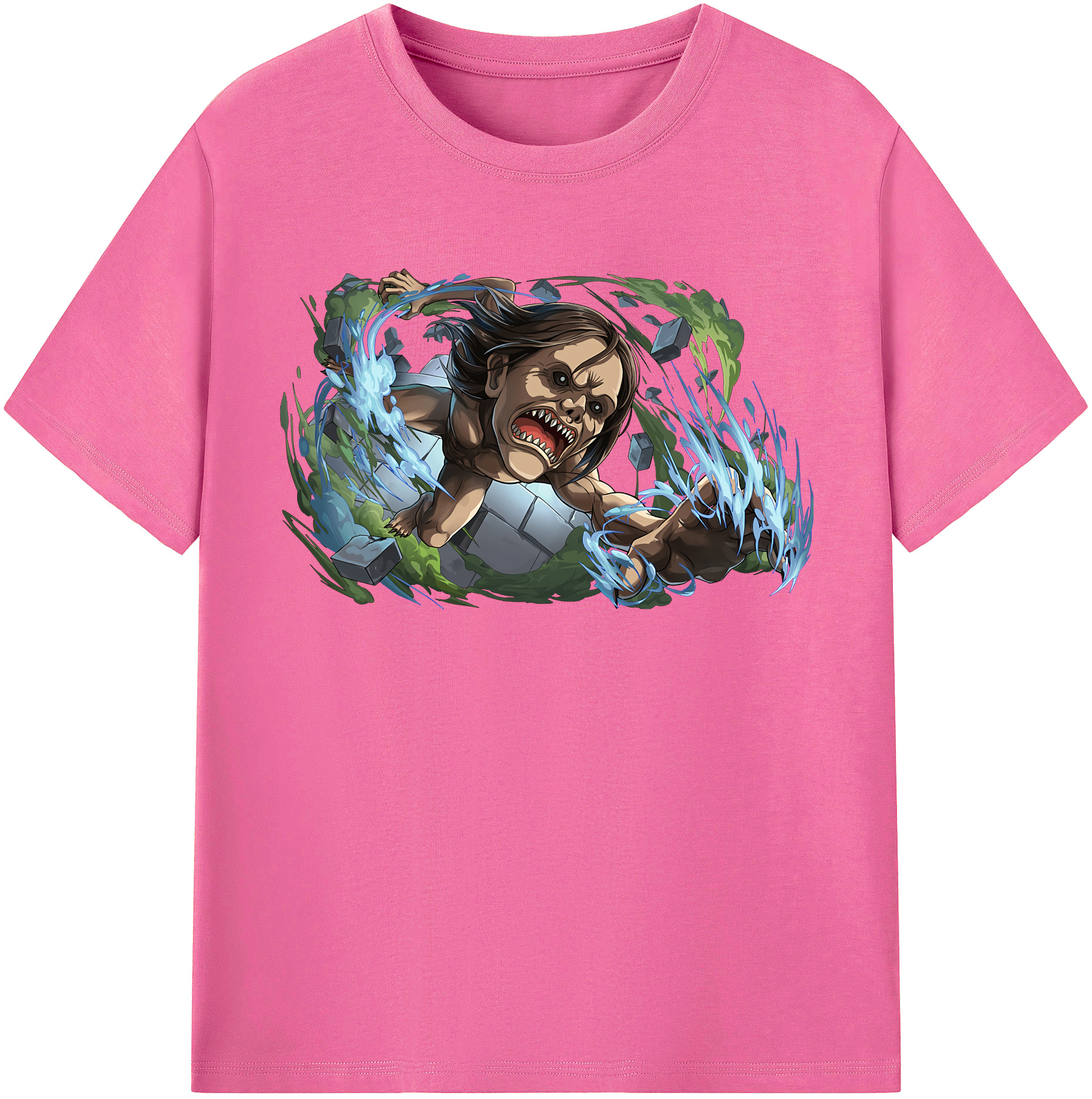 （画像用） 進撃の巨人 Attack on Titan レディースカジュアルプリントTシャツ（綿100％）